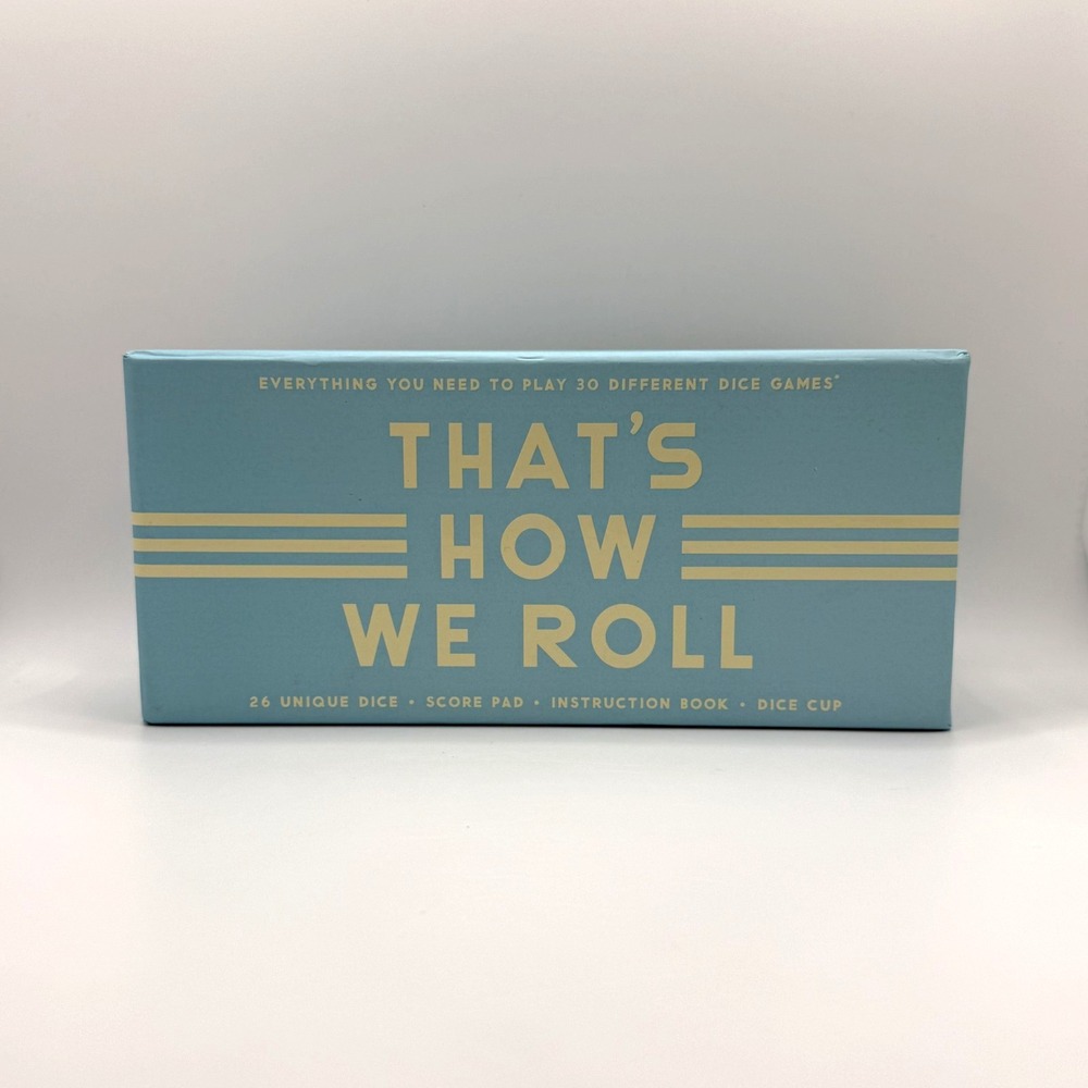 That's How We Roll Dice Game Set - 30 Dice Games in 1 - Complete